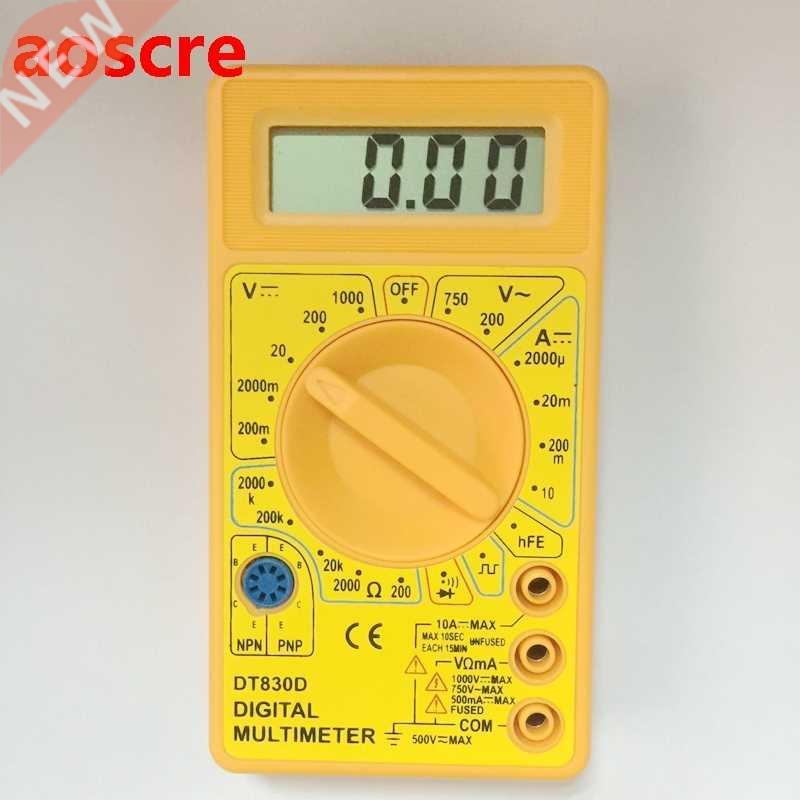 Handheld Digital LCD Multimeter AC DC Voltage Ampere Meter V