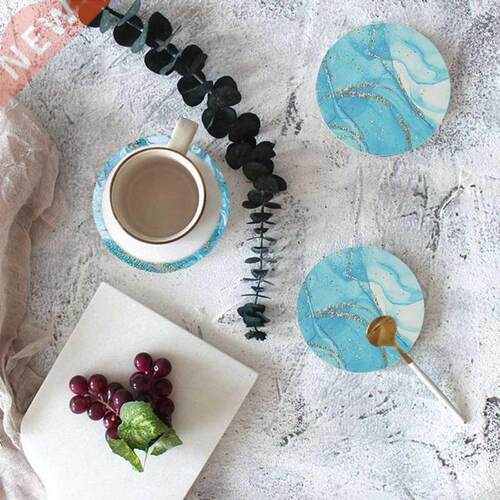 Coasters For Drink,Absorbent Ceramic Stone Coaster With