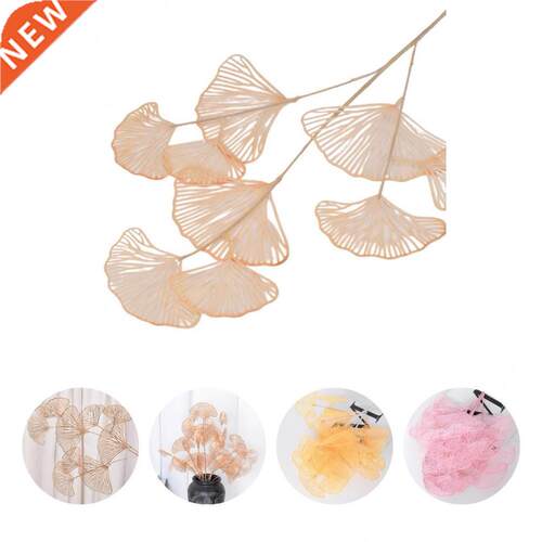1 Branch Modern Fake Foliage Hollow DIY Solid Color Flower