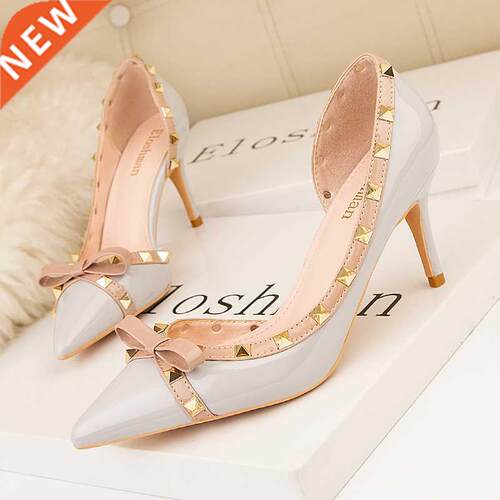 2020 Autumn fashion Women Dress Pumps Thin Heels High Heels