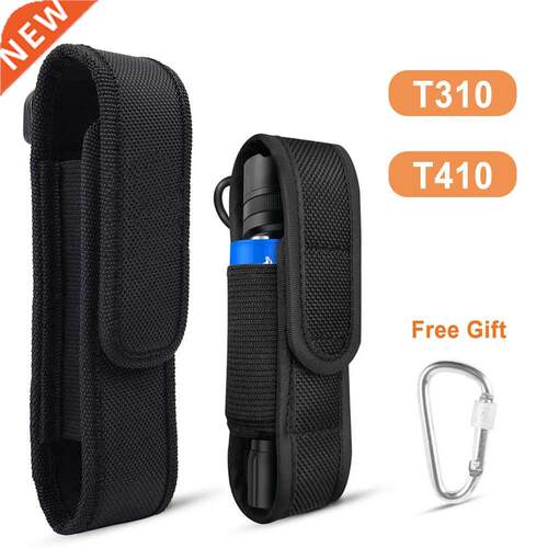 Tactical Molle Flashlight Pouch LED Torch Holster Nylon Wais