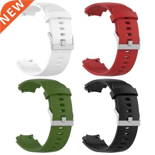 Soft Silicone Smartwatch Sports Strap Adjustable Watch Brace
