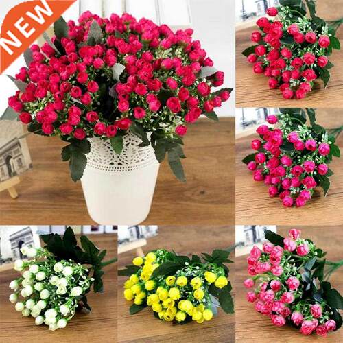 Craft Beautiful Rose Peony Artificial Silk Flowers Small