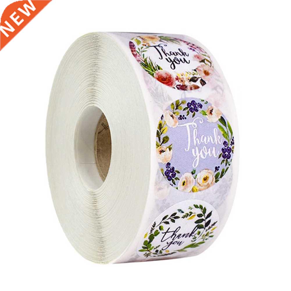 500pcs/roll Floral Sticker Wedding Christmas Decoration Baki