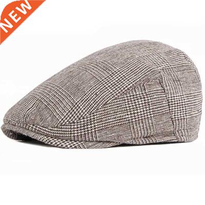 Women Men Hts Beret Cps Blck Herringbone Newsboy Bker B