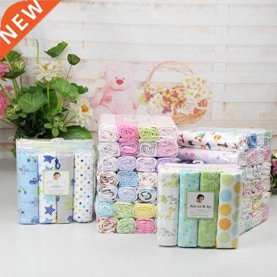 76*76 4Pcs/Lot Musln Cotton Flannel Baby Swaddles Soft Newb