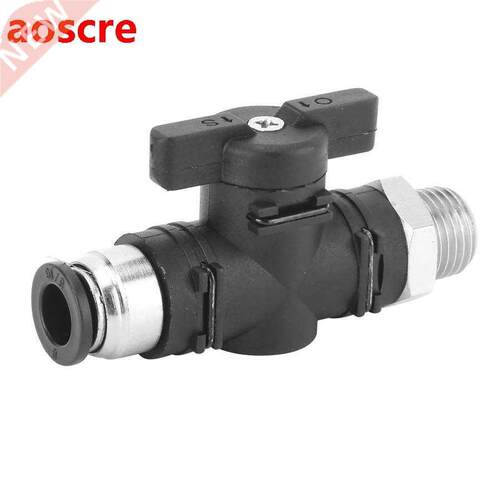 Pneumatic Air Pipe Joint Valve 8mm Quick Coupling Switch wit