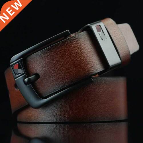 Korea 90s High Quality Leather Belt Buckle Luxury Designer B