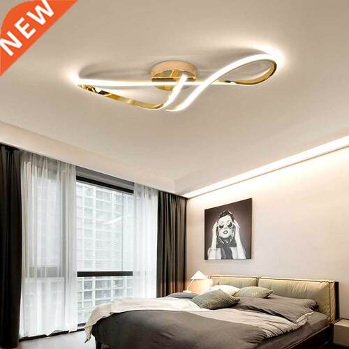 Gold chrome plating Modern led ceiling chandeleirs
