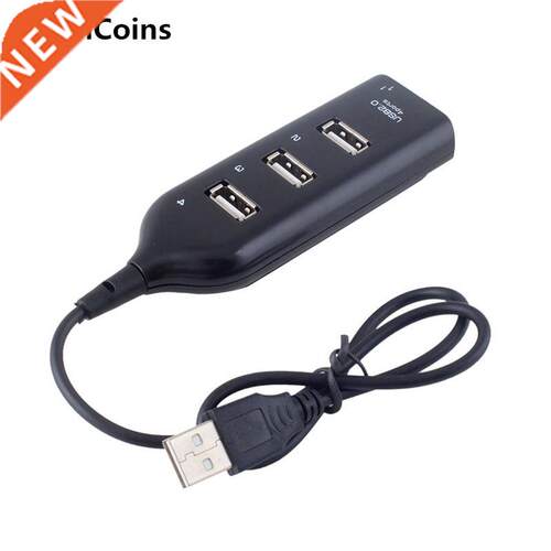 New Portable USB HUB High Speed 4 Port USB 2.0 HUB Adapterfo