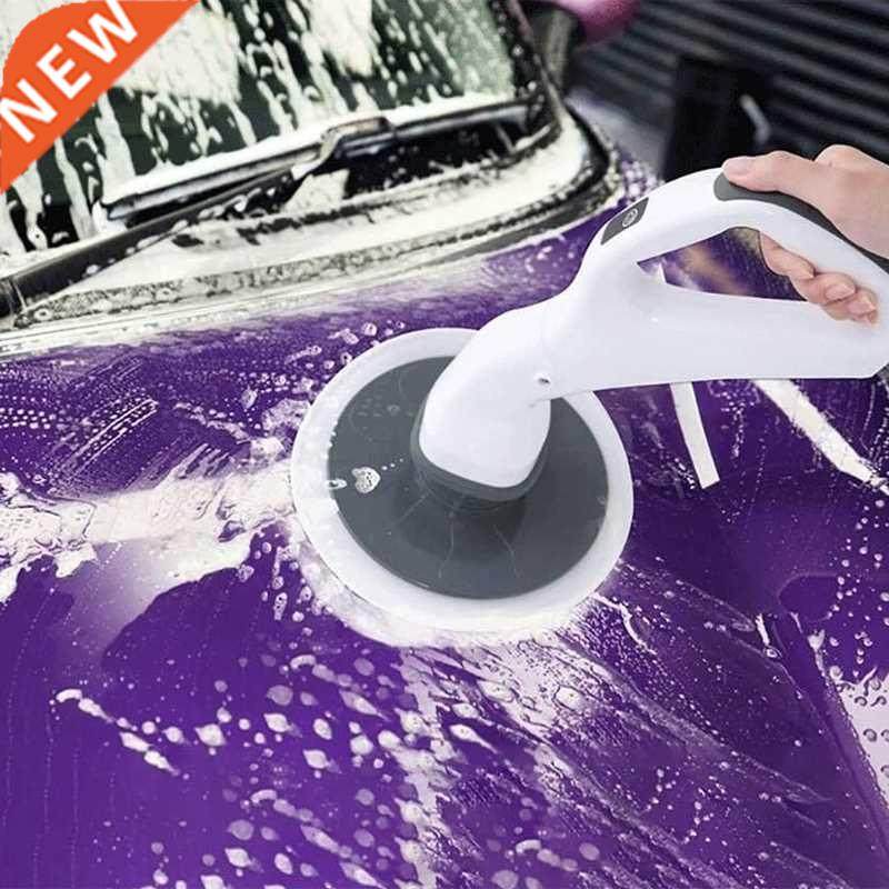 electric spin scrubber-cordless floor scrubber with 4 replac