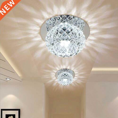 Modern LED Crystal Ceiling Light 5W AC110-220V Home Decor Li