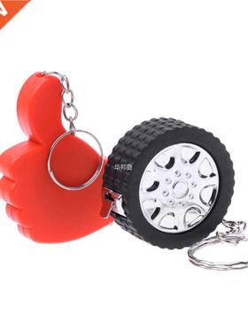Mini Tape Measure Portable Keychain Plastic Retractable Soft