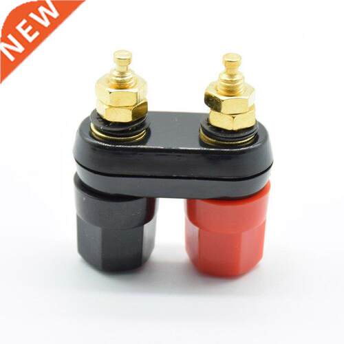 2pcs Banana Couple Terminals Dual 4mm Banana Plug Jack Sock