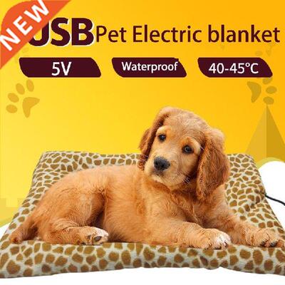Electric Pet Blanket Heat Pad Heating Mat Cat Dog Bed