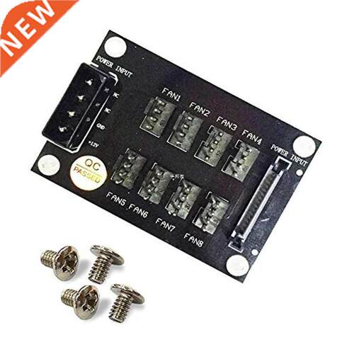 Host Case PC Cooler Fan Splitter 4Pin or SATA 15P to 8 Multi