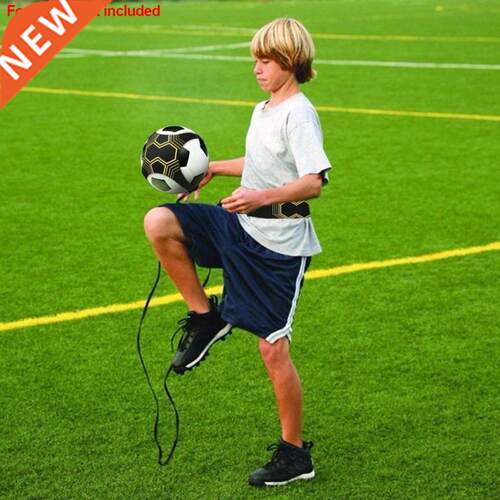 1 PC Soccer Trainer Belt Kick Training Aid Adjustable Tool