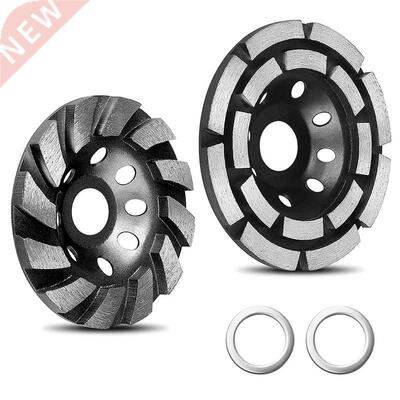 2Pcs 4 Inch Diamond Cup Grinding Wheel Concrete Sanding Disc