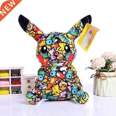 13cm new limited edition Pokemon fabric art limited graffiti