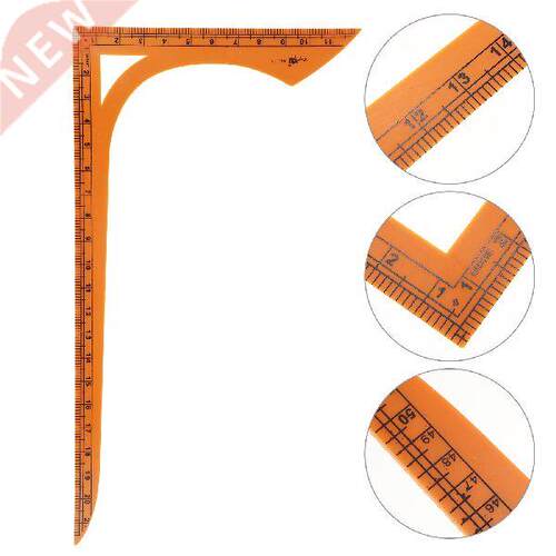 Ruler Sewing Square L Shaped Curve Tailor Shape For Gauge