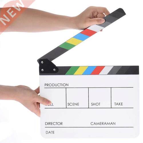 Durable Film Clapper Board Multi-function Colorful Director