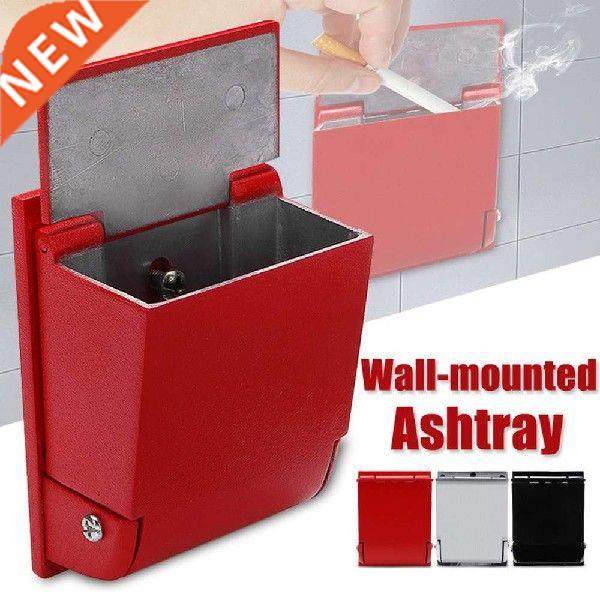 95*70mm wall mounted aluminum alloy ashtray cigarette