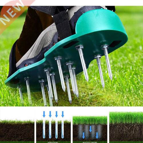 1Pair Shoes Nail Cultivator Yard Garden Tool Lawn Aerator Sh