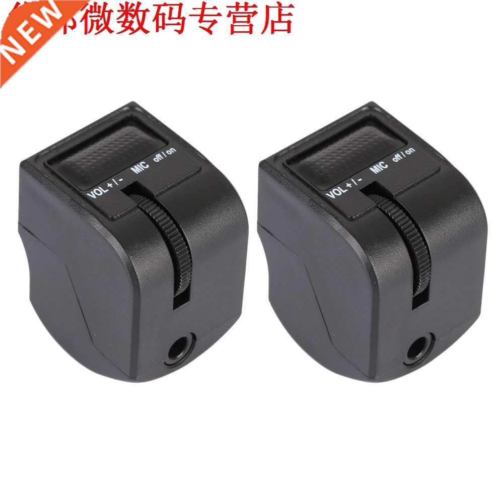 2PCS Headphones Earphones Control With Mic Headphones Black图片