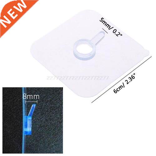 2pcs Seamless Strong Self Adhesive Hook Holder Wall Hanger F