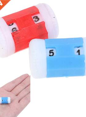 1/2pcs Plastic Crochet Knitting Needles Row Counter Knitter