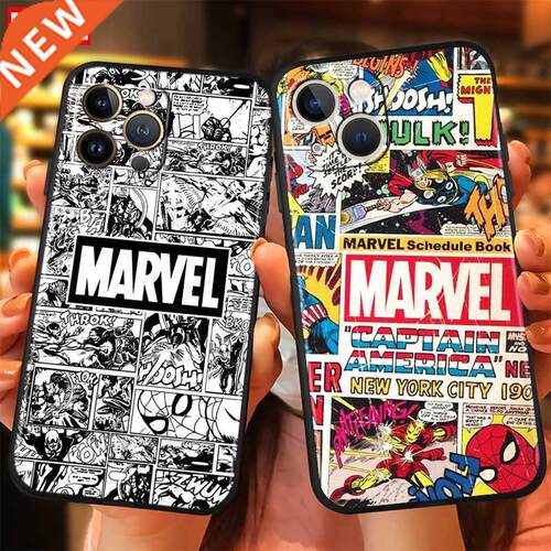 Marvel Comics Logo For iPhone 13 12 11 Pro Mini X XR XS Max