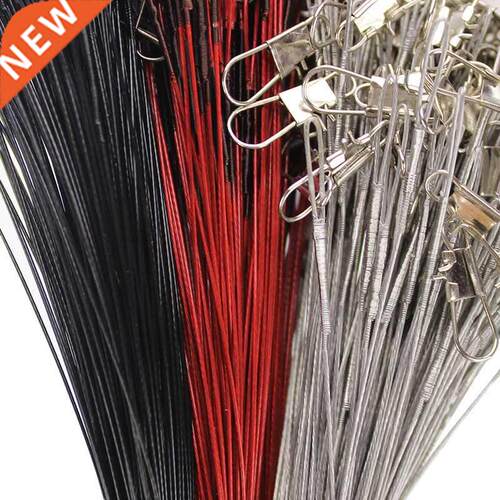 20pcs/Lot Fishing Steel Wire Leader With Swivel Fishing line