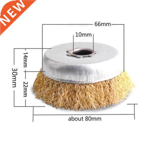 1PC M10/M16 Steel Wire Brush Silver/red Round Brush For Remo