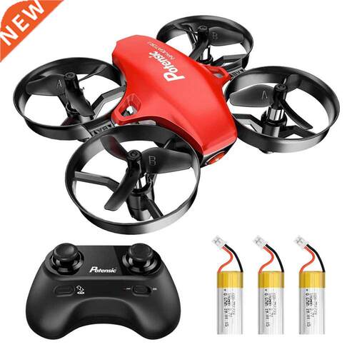 A20 Red RC Mini Drone Easy to Fly Helicopter RC Qua