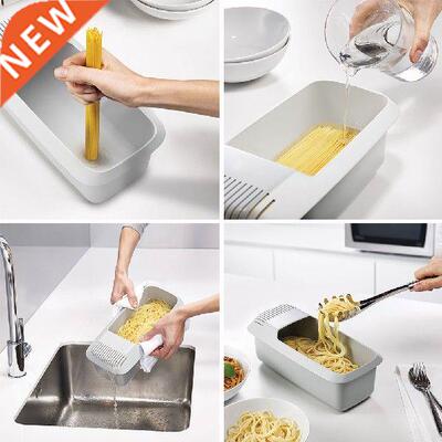 Microwave Pasta Cooker with Strainer Heat Resistant Pasta