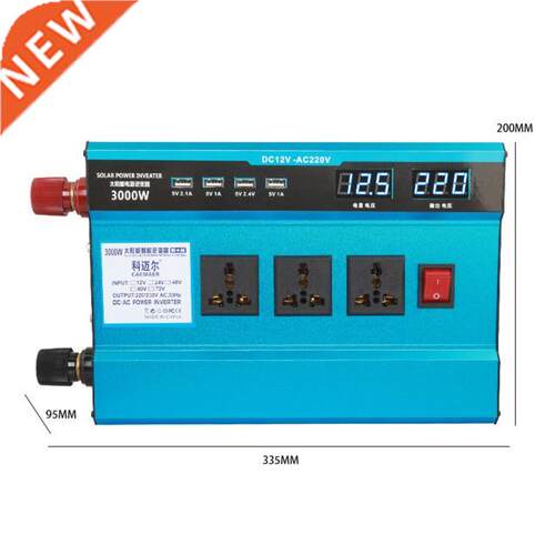 Solar Power Inverter 10000W DC 12V/24V/48V to 220V Sine Wave