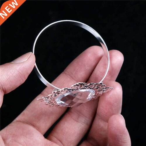 12pcs Diamond Designed Napkin Ring Paper Holder Dinner Party