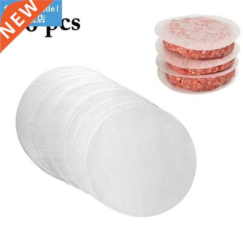40pcs/set 4.33in Patty Paper Round Multiuse Hamburger Patty