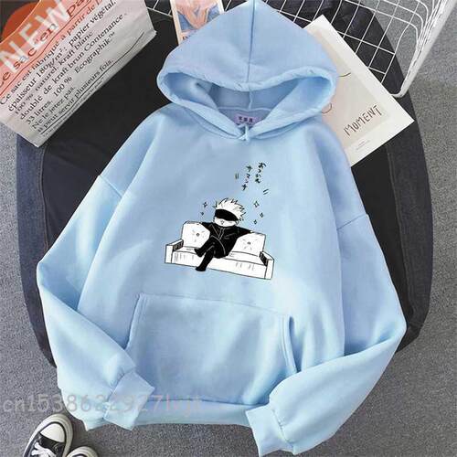 Jujutsu Kaisen Anime Hoodie Women Gojo Satoru Print 2022 Spr