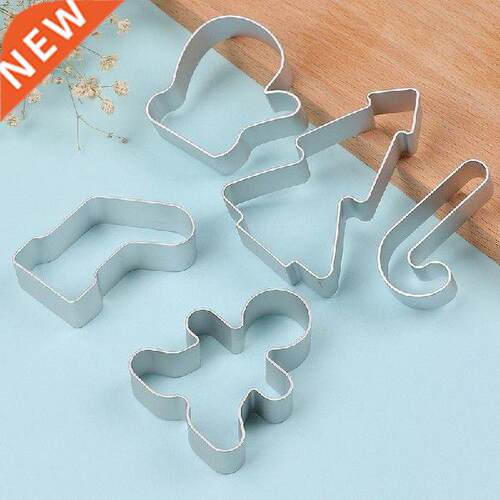 5pcs/set Christmas Cookie Cutter Tools Stainless Steel