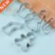 Cookie Christmas Cutter Tools Steel 5pcs Stainless set