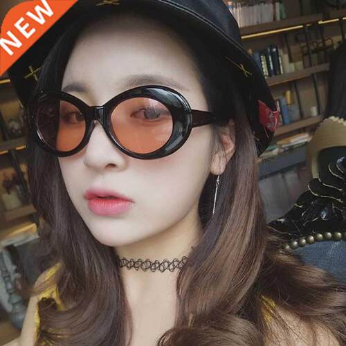 New style sunglasses oval sunglasses ladies fashionable retr