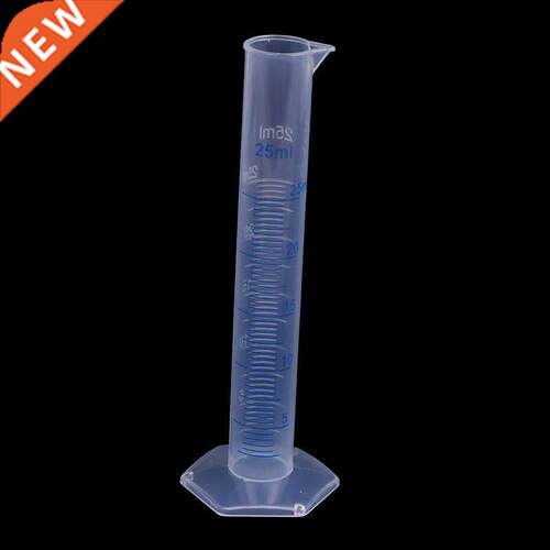 25ml Measuring Cylinder Blue Scale Acid And Alkali Resistan