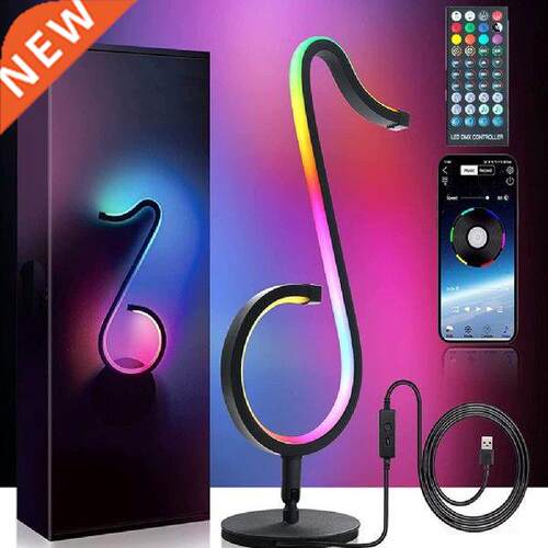 New Musical Note Night Light RGB APP Remote Control