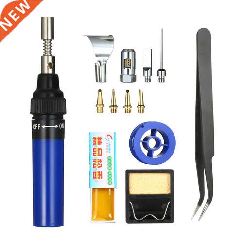 13Piece Gas Soldering Iron Set 13 In1 Electronic Ignition Ga