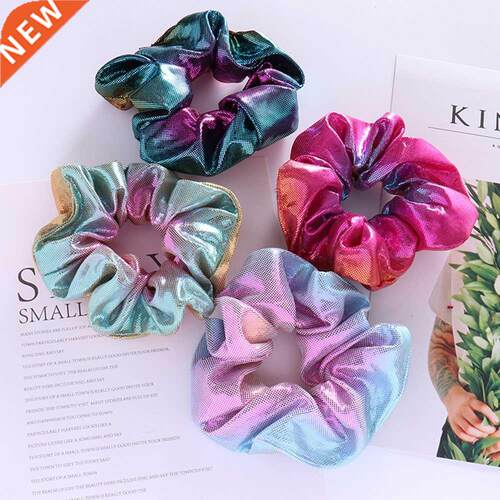 Glitter Lady Hair Scrunchies Ring Elastic Hair Bands Pure Co