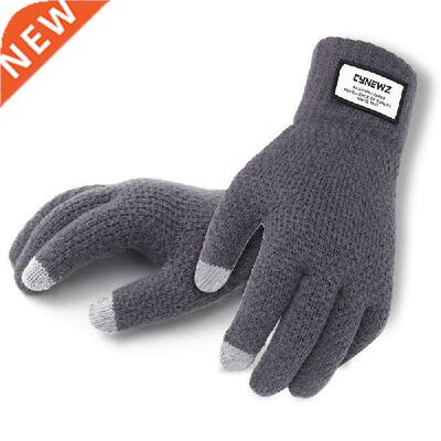 Winter Autumn Men Knitted Gloves Touch Screen High Quality