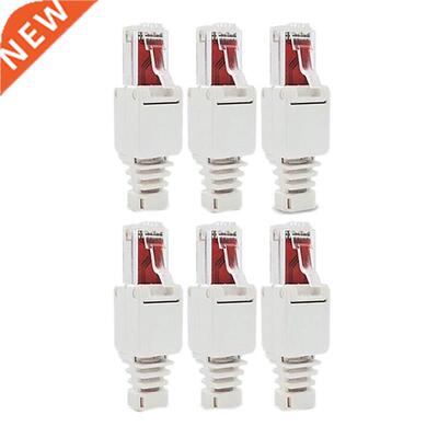 Network Connectors Tool-Free RJ45 CAT6 LAN UTP Cable Plug Wi
