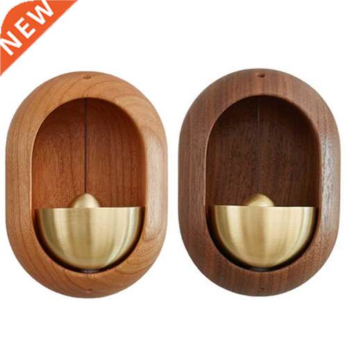 Copper Solid Wood Doorbell Garden Home Doorbell Bell