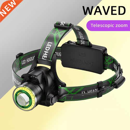 Outdoor Household Portable Cob Head-mounted LED Flashlight